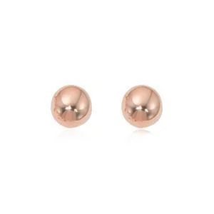 14K Rose Gold 5mm Ball Earrings