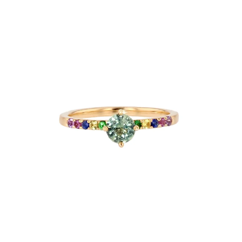 men’s woven leather bracelet SOLD OUT Monara Kola 18K Gold Ring w. Sapphires & Tsavorite