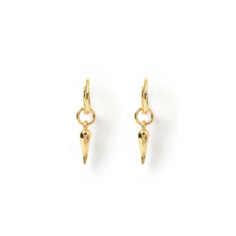 Cornicello Gold Charm Earrings - Small