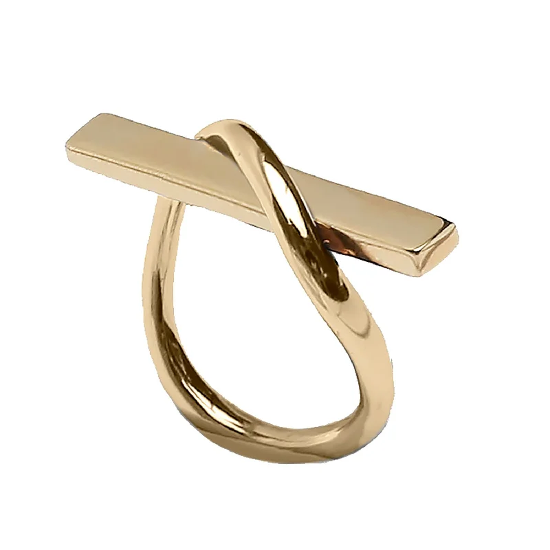 unique emerald green ring Rebel Gold Plated Ring