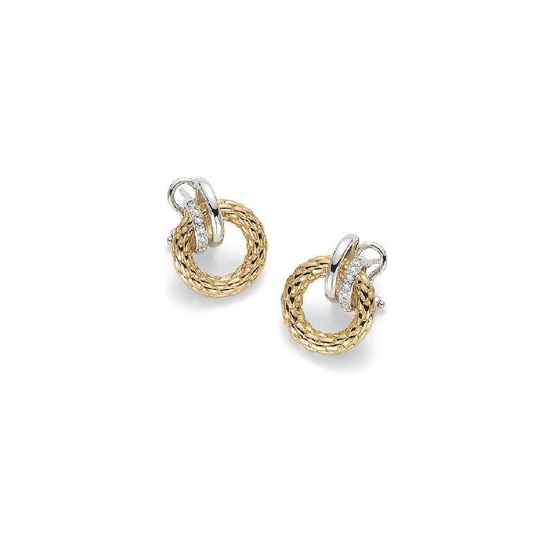 FOPE Circle Drop Earrings