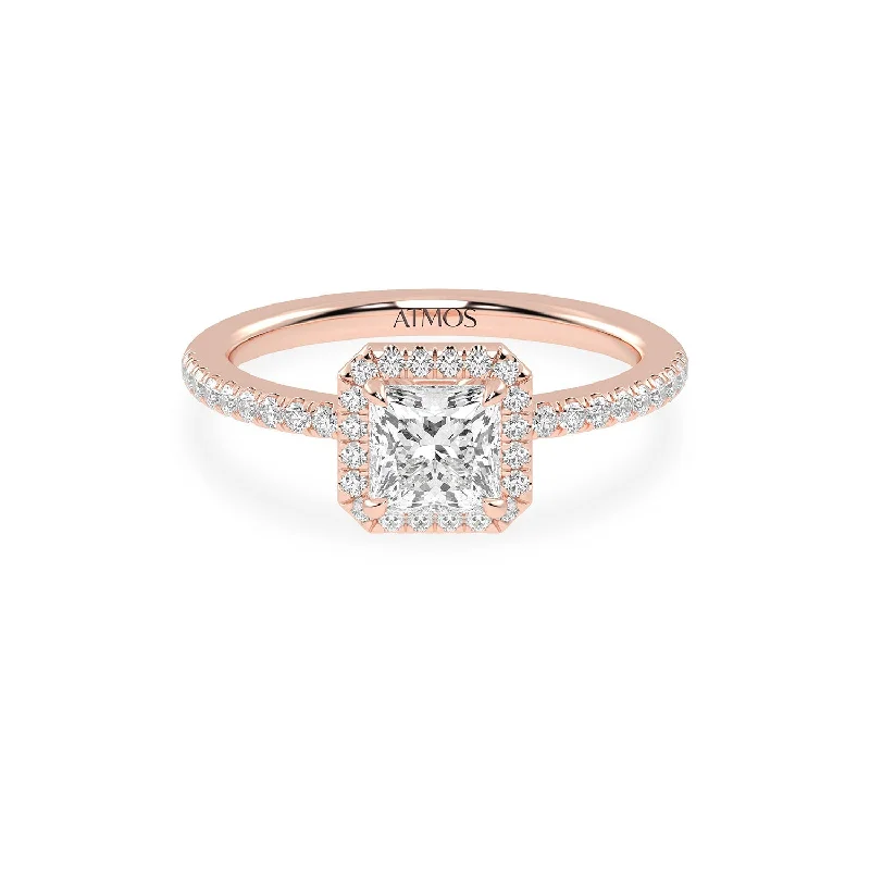 Luxe Princess Halo Ring