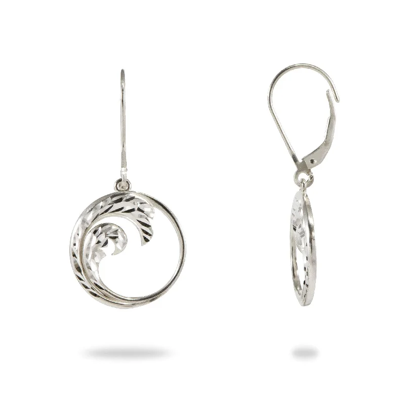 Nalu Earrings in Sterling Silver - 18mm