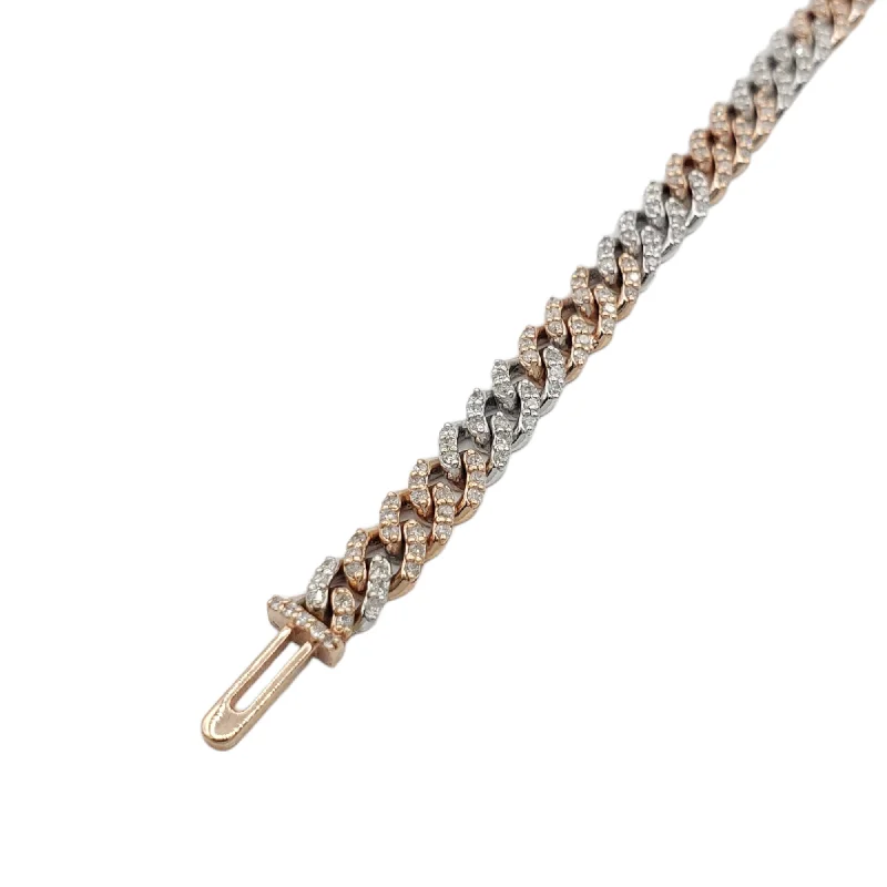 Two Tone White & Rose Gold