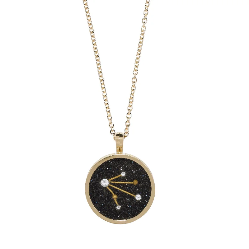 Zodiac Night Sky Necklace - Libra