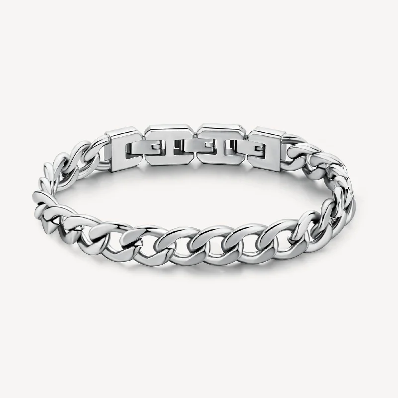 Stainless Steel Curb Chain Bracelet