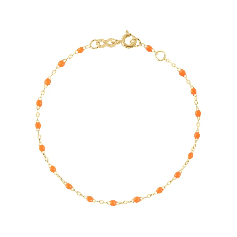 gold-plated chain necklace with charms Classic Gigi Bracelet, 6.7"