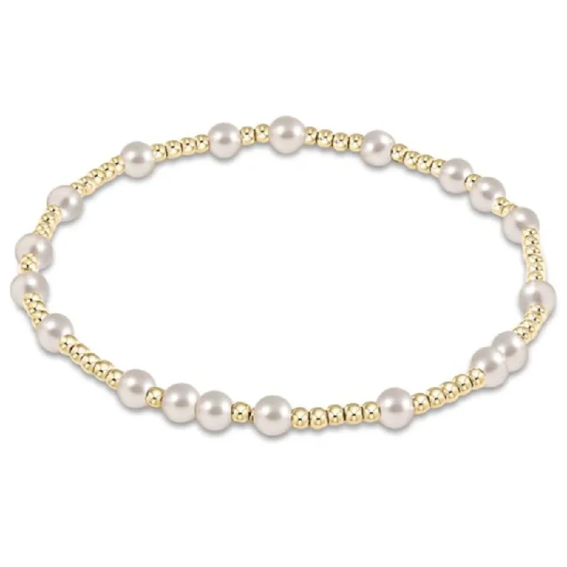 enewton egirl Hope Unwritten Bracelet - Pearl (5.5")