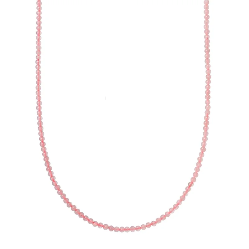 Rose Quartz Beaded Chain