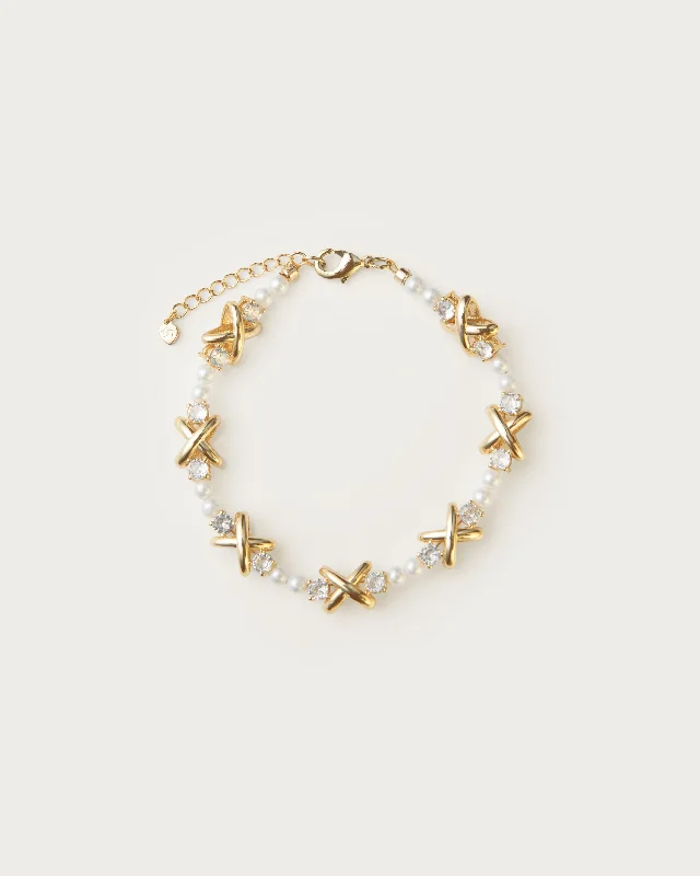 personalized couple rings XOXO Bracelet
