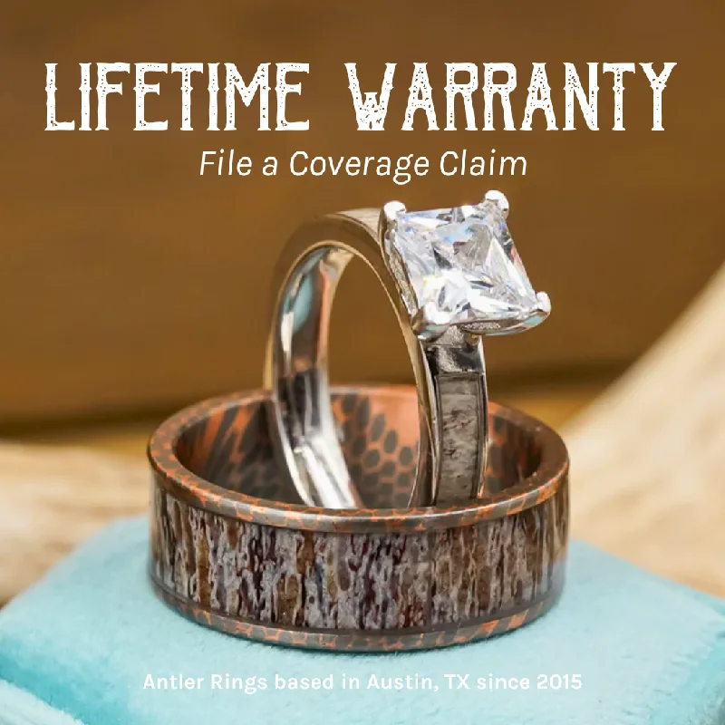 black spinel ring men Lifetime Warranty Claim