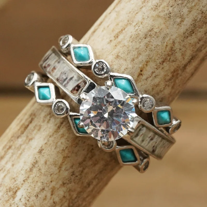 elegant marquise diamond ring The Grand Cascade Tulum Wedding Set