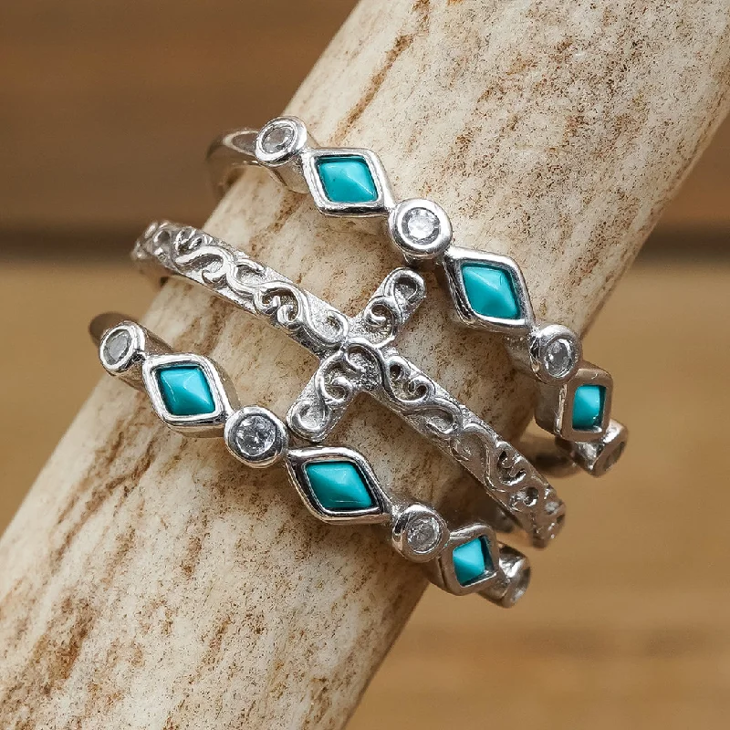 simple turquoise stud earrings The Cornerstone
