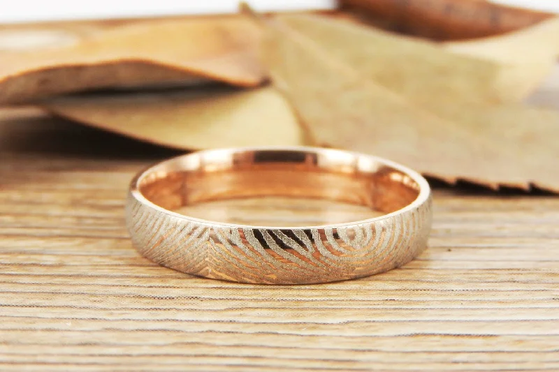 personalized coordinates ring custom Your Actual Finger Print Rings, Family Fingerprints, Friendship Rings, Women Ring, WEDDING RING - Rose Gold Titanium Rings 4mm personalized coordinates ring custom Your Actual Finger Print Rings, Family Fingerprints, Friendship Rings, Women Ring, WEDDING RING - Rose Gold Titanium Rings 4mm