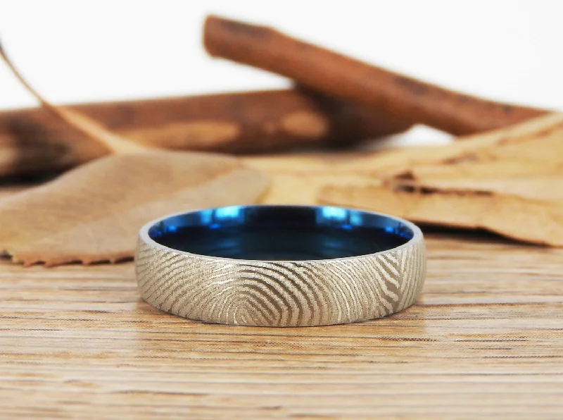 handmade macrame bracelet for men Your Actual Finger Print Rings, Family Fingerprints, Friendship Rings, Women Ring, WEDDING RING - Two Tone Color Titanium Rings 4mm handmade macrame bracelet for men Your Actual Finger Print Rings, Family Fingerprints, Friendship Rings, Women Ring, WEDDING RING - Two Tone Color Titanium Rings 4mm